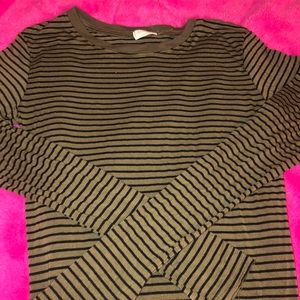 brandy longsleeve striped shirt